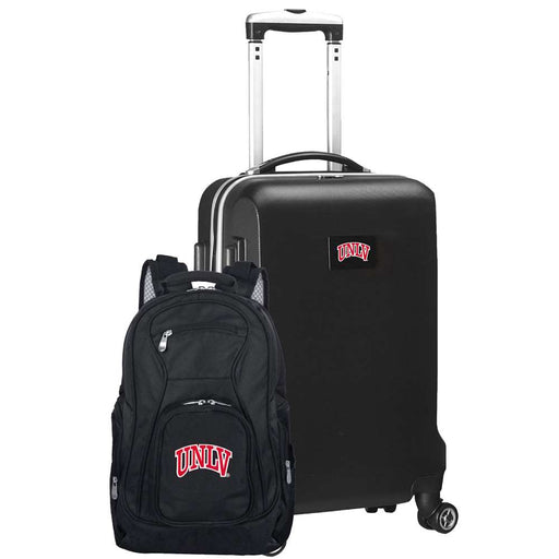 UNLV Rebels Deluxe 2 Piece Backpack & Carry-On Set L104