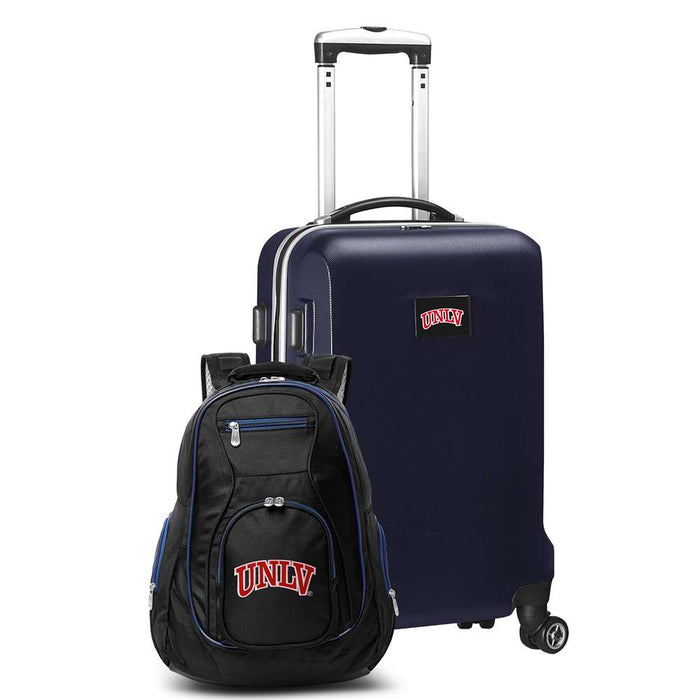 UNLV Rebels Deluxe 2 Piece Backpack & Carry-On Set L104