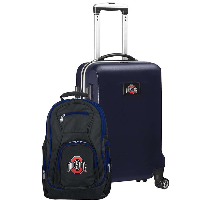 Ohio State Buckeyes Deluxe 2 Piece Backpack & Carry-On Set L104