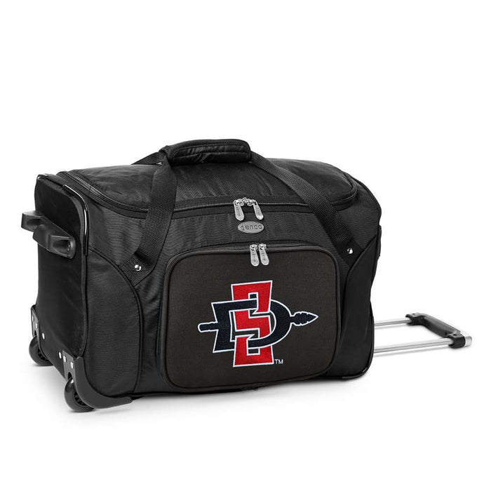 San Diego State Aztecs 22" Wheeled Duffel Bag L401