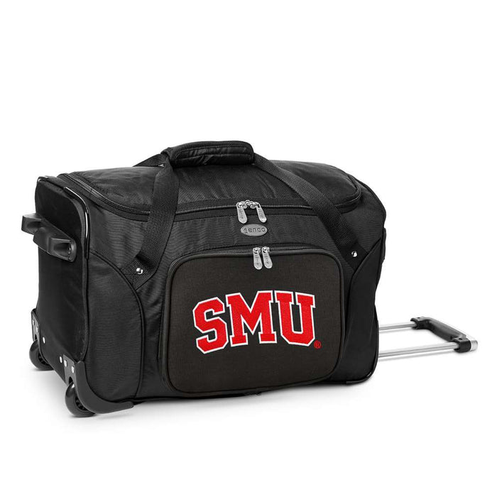 Southern Methodist SMU Mustangs 22" Wheeled Duffel Bag L401