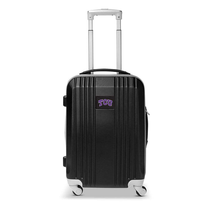 Texas Christian TCU Horned Frogs 21" Carry-On Hardcase 2-Tone Spinner L208