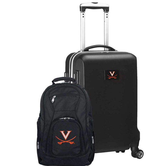 Virginia Cavaliers Deluxe 2 Piece Backpack & Carry-On Set L104