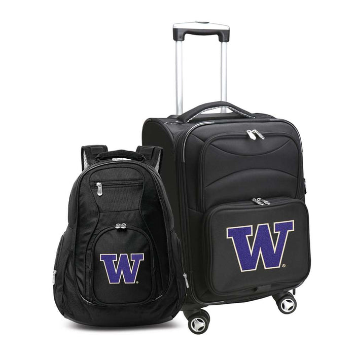 Washington Huskies 2-Piece Backpack & Carry-On Set L102