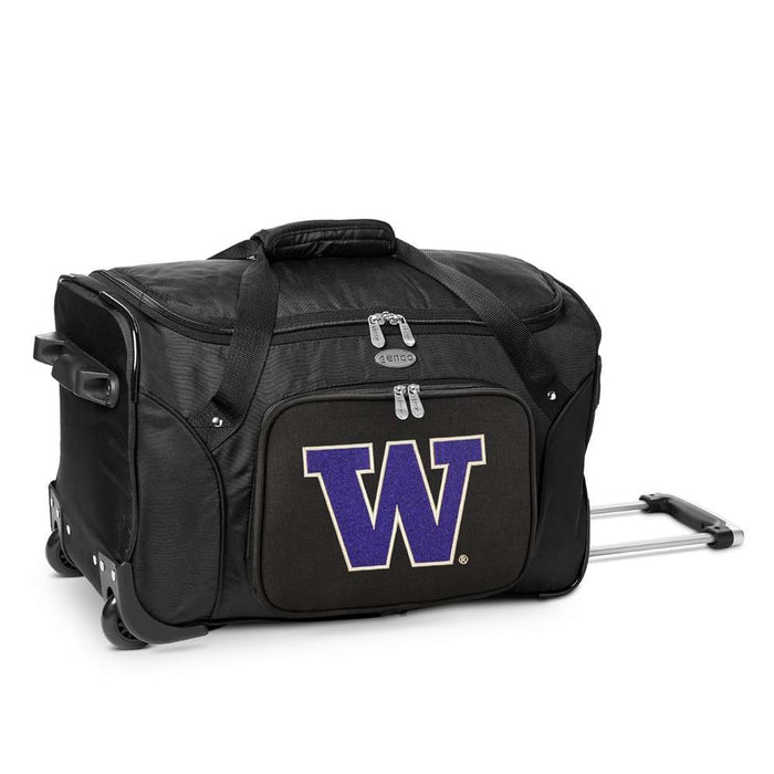 Washington Huskies 22" Wheeled Duffel Bag L401