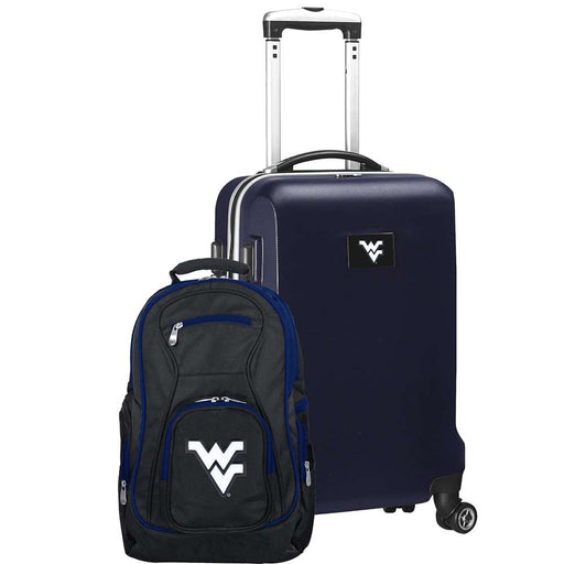 West Virginia Mountaineers Deluxe 2 Piece Backpack & Carry-On Set L104