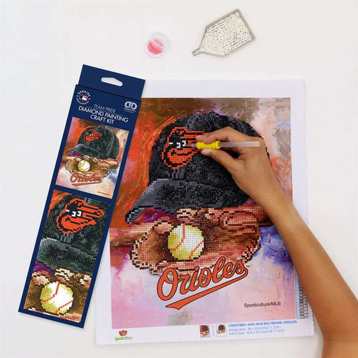 Baltimore Baseball Orioles Diamond Art Craft Kit