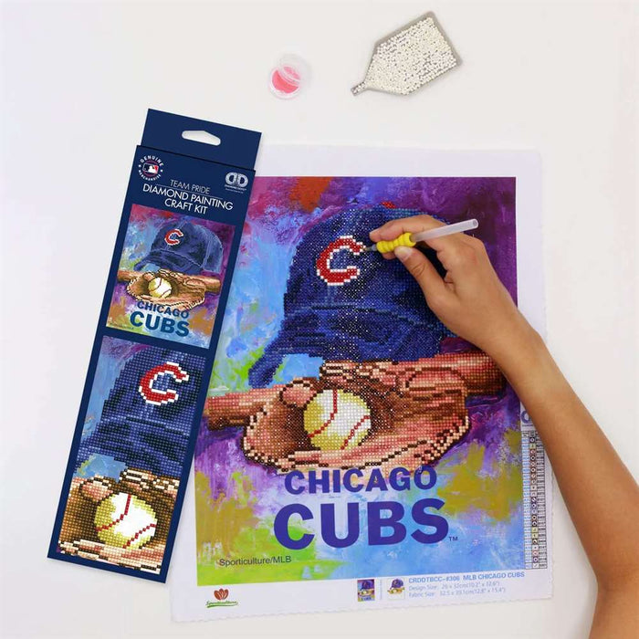 Chicago Baseball Cubs Diamond Art Craft Kit