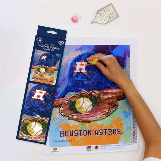 Houston Baseball Astros Diamond Art Craft Kit