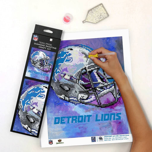 Detroit Football Lions Diamond Art Craft Kit