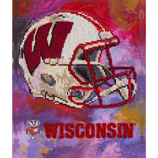 Wisconsin Football Badgers Diamond Painting Kraft Kit