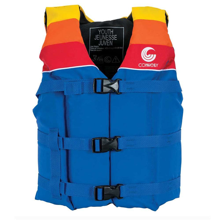 Connelly Retro Youth Boys Nylon Watersports Vest 55-88 Lbs