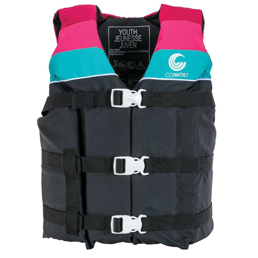 Connelly Retro Youth Girls Nylon Watersports Vest 55-88 Lbs