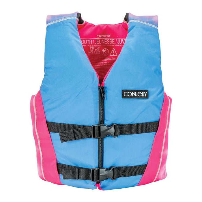 Connelly Fusion Girl's Youth Nylon Watersports Vest - 55-88lbs