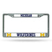 Michigan Wolverines Premium 12" x 6" Chrome Frame With Plastic Inserts - Car/Truck/SUV Automobile Accessory    