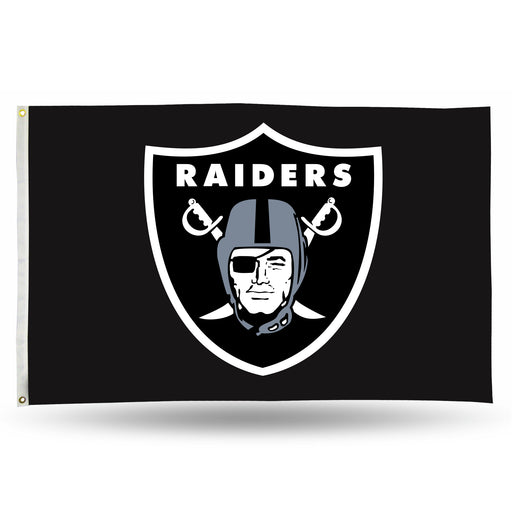 Las Vegas Raiders Standard 3' x 5' Banner Flag Single Sided - Indoor or Outdoor - Home Décor    