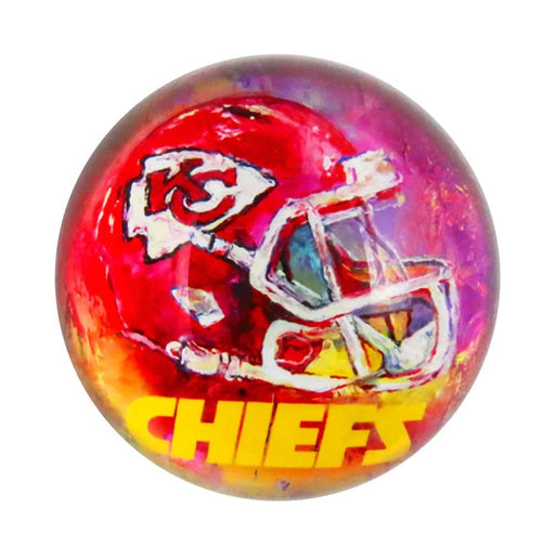 Kansas City Chiefs Glass Dome Paperweight