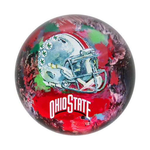 Ohio State Buckeyes Glass Dome Paperweight