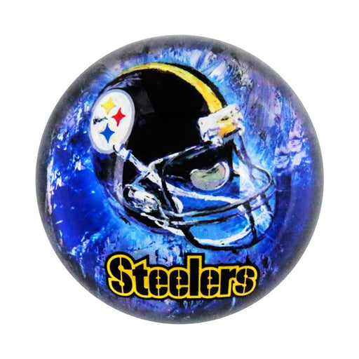 Pittsburgh Football Steelers Glass Dome Paperweight