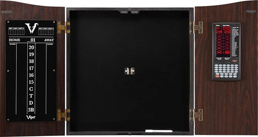 Viper Vault Deluxe Dartboard Cabinet with Pro Score