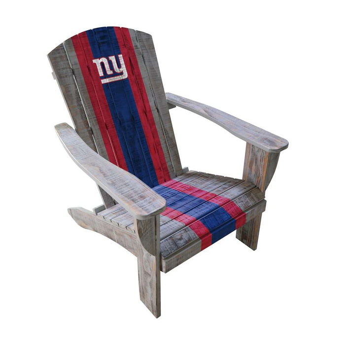 New York Giants Wooden Adirondack Chair