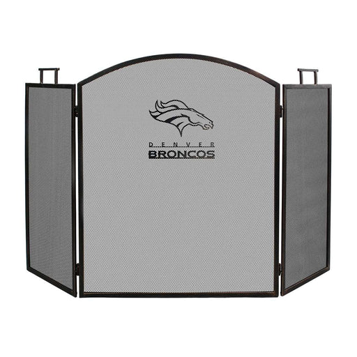 Denver Broncos Fireplace Screen