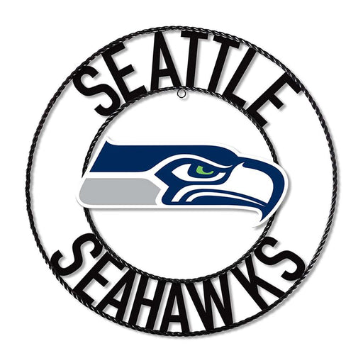 Seattle Seahawks 24" Wrought Iron Wall Art