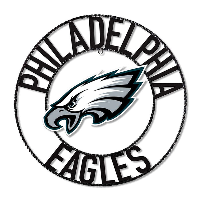 Philadelphia Eagles 24" Wrought Iron Wall Art