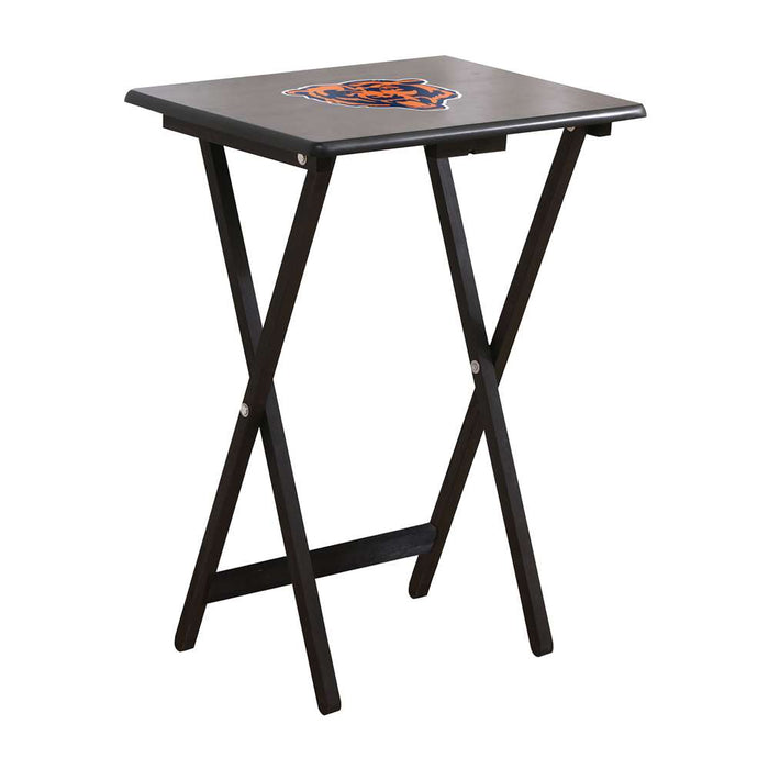 Chicago Bears 4 TV Trays With Stand