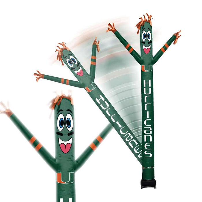 Miami Hurricanes Inflatable Mascot Crazy Sports Fan - 8ft Tall