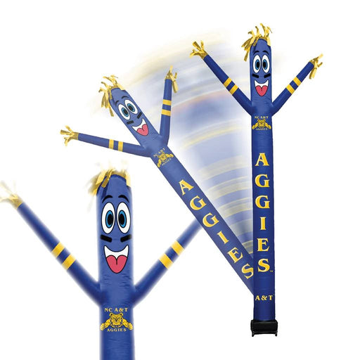 North Carolina A&T Aggies Inflatable Mascot Crazy Sports Fan - 8ft Tall