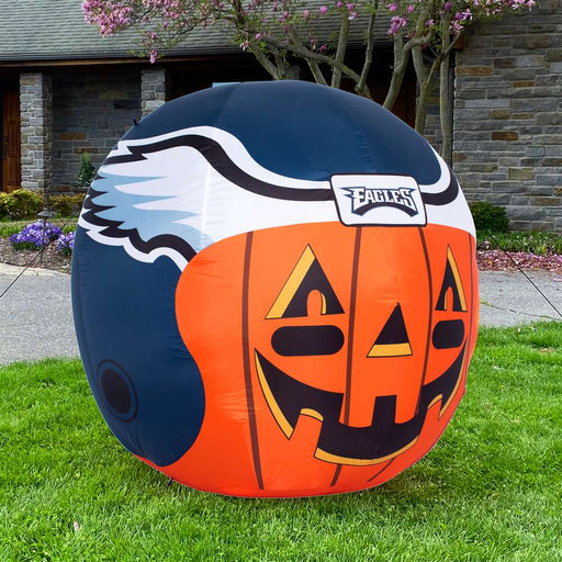 Philadelphia Football Eagles Inflatable Jack-O'-Helmet Halloween Yard Decoration