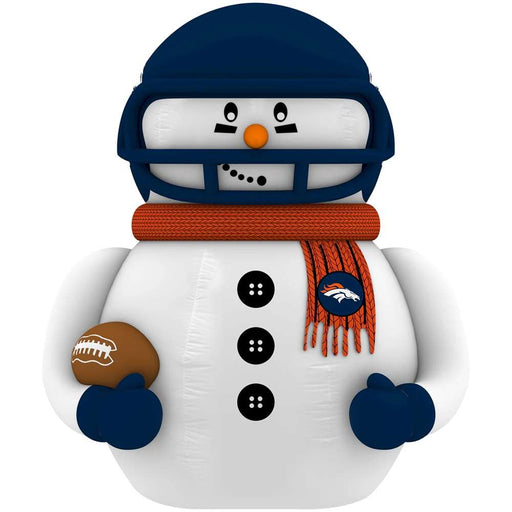 Denver Broncos Inflatable Snowman Player - 7 Ft Tall