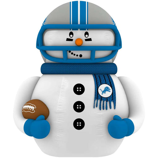 Detroit Lions Inflatable Snowman Player - 7 Ft Tall