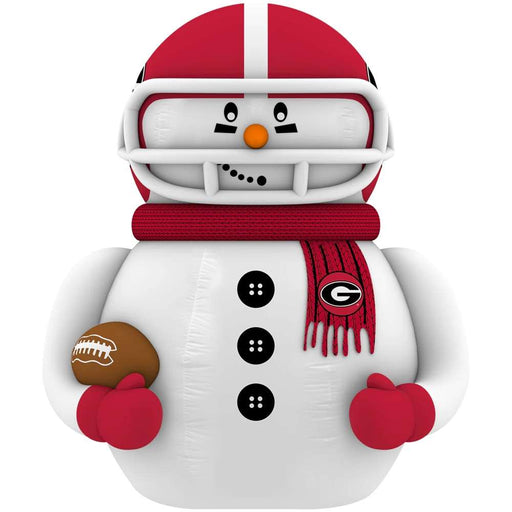 Ncaa Georgia Bulldogs Inflatable Snowman Player - 7 Ft Tall