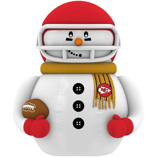 Kansas City Chiefs Inflatable Snowman Player - 7 Ft Tall