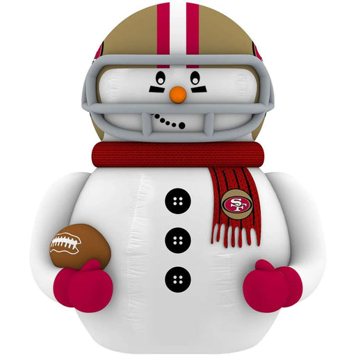 San Francisco 49Ers Inflatable Snowman Player - 7 Ft Tall