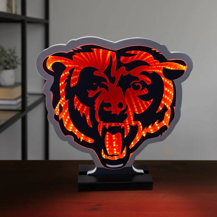 Chicago Bears Led Infinity Logo Light