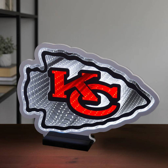 Kansas City Chiefs Led Infinity Logo Light