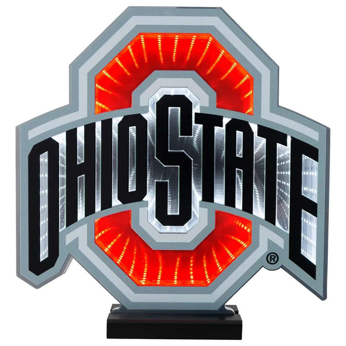 Ohio State Buckeyes Led Infinity Logo Light