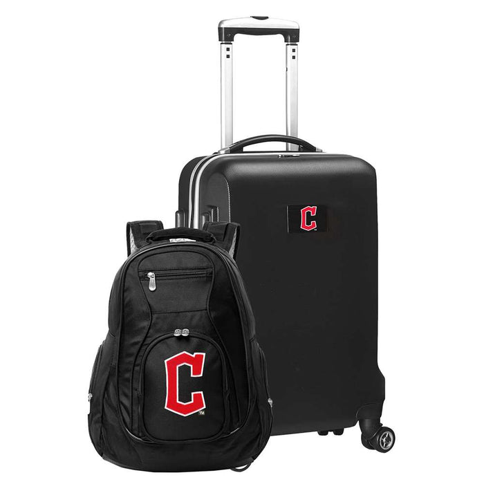 Cleveland Indians  Deluxe 2 Piece Backpack & Carry-On Set L104