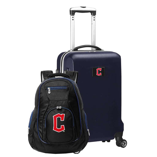 Cleveland Indians  Deluxe 2 Piece Backpack & Carry-On Set L104