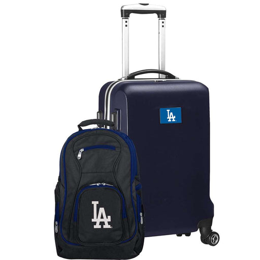 Los Angeles Dodgers  Deluxe 2 Piece Backpack & Carry-On Set L104