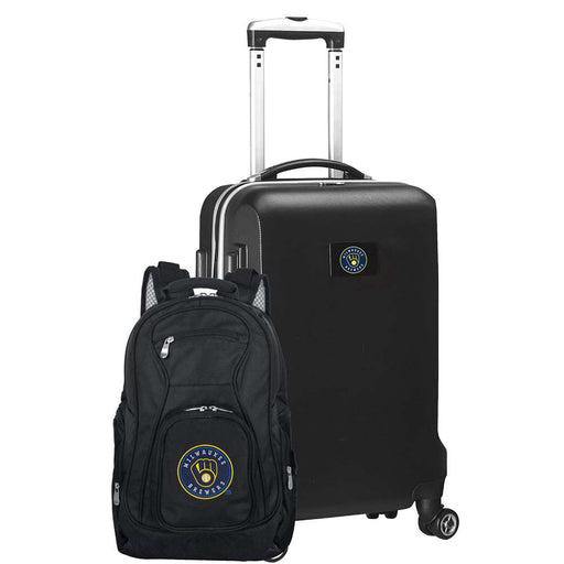 Milwaukee Brewers  Deluxe 2 Piece Backpack & Carry-On Set L104