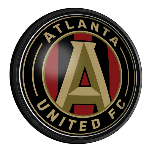 Atlanta United Round Slimline Lighted Wall Sign  