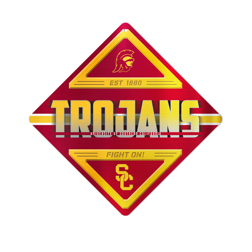 Southern California Trojans - USC USC Metal Sign 16.5" x 16.5" Home Décor - Bedroom - Office - Man Cave    