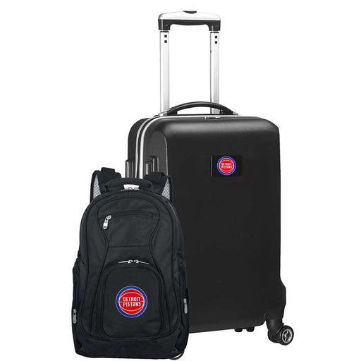 Detroit Pistons  Deluxe 2 Piece Backpack & Carry-On Set L104