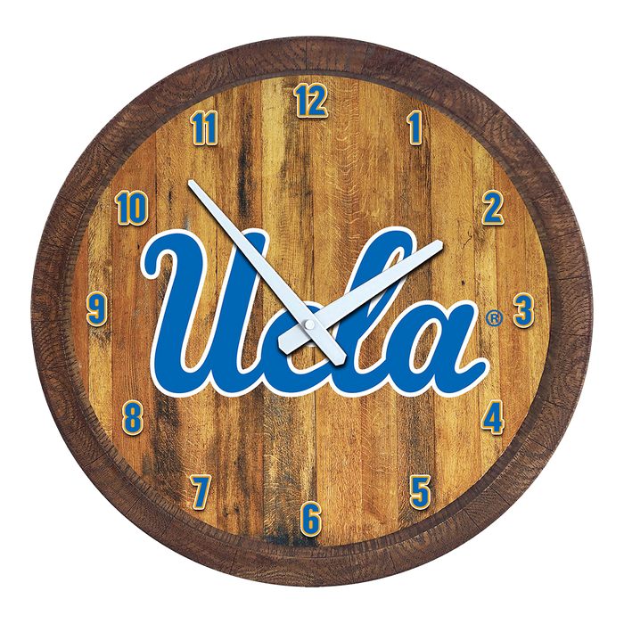 UCLA Bruins "Faux" Barrel Top Wall Clock  