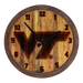 Virginia Tech Hokies Branded "Faux" Barrel Top Wall Clock  