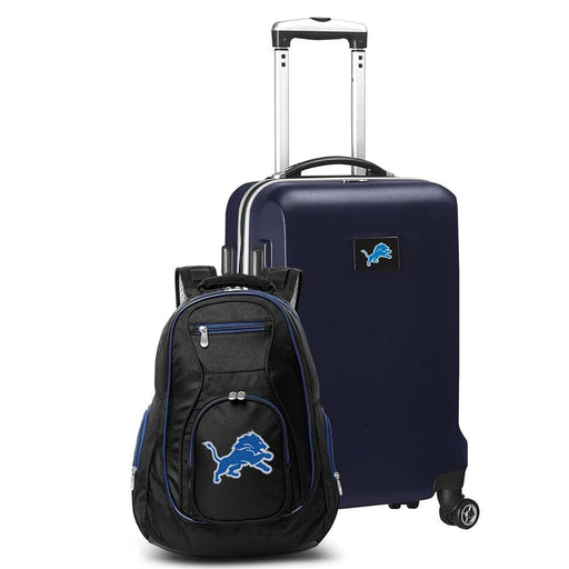 Detroit Lions  Deluxe 2 Piece Backpack & Carry-On Set L104